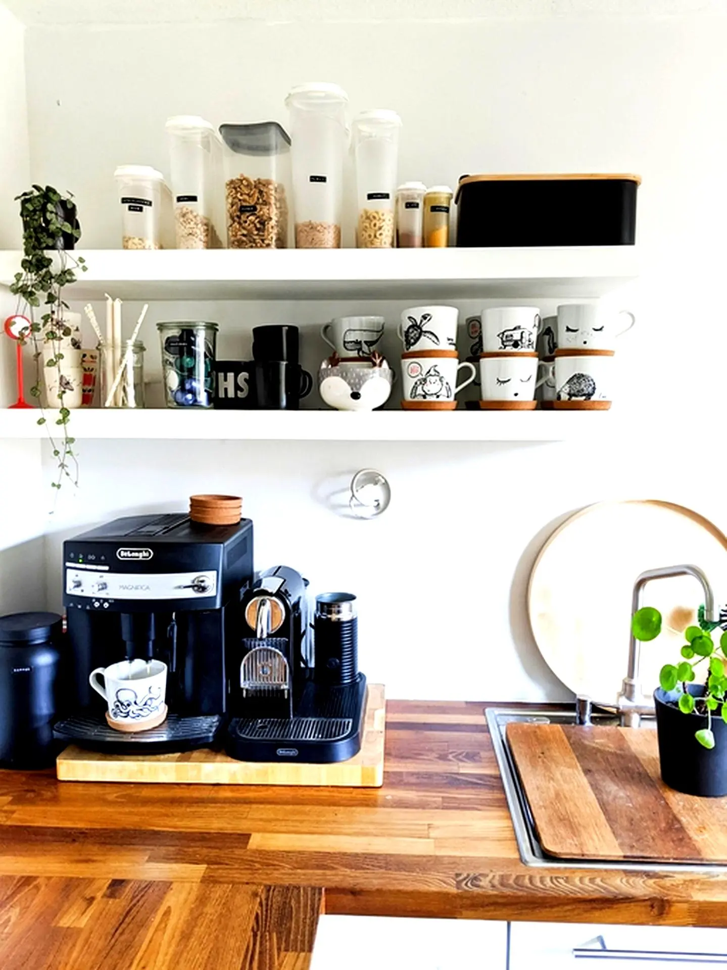 Eclectic Coffee Corner with a Personal Touch